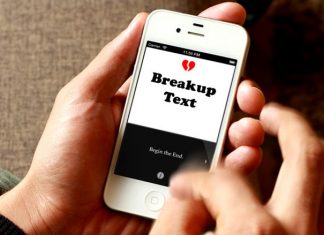 breakup text