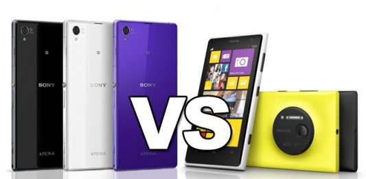 xperia z1 vs lumia 1020