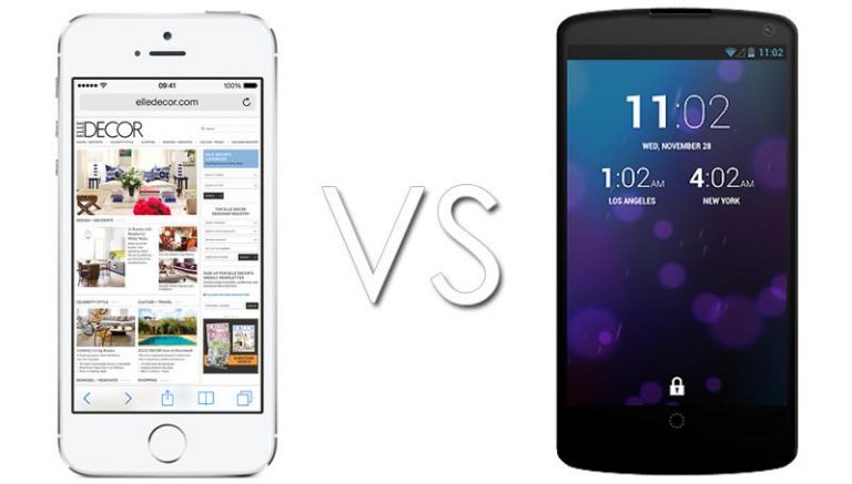 Nexus 5 vs iPhone 5S