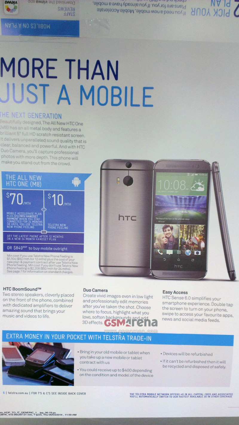 all new htc one brochure
