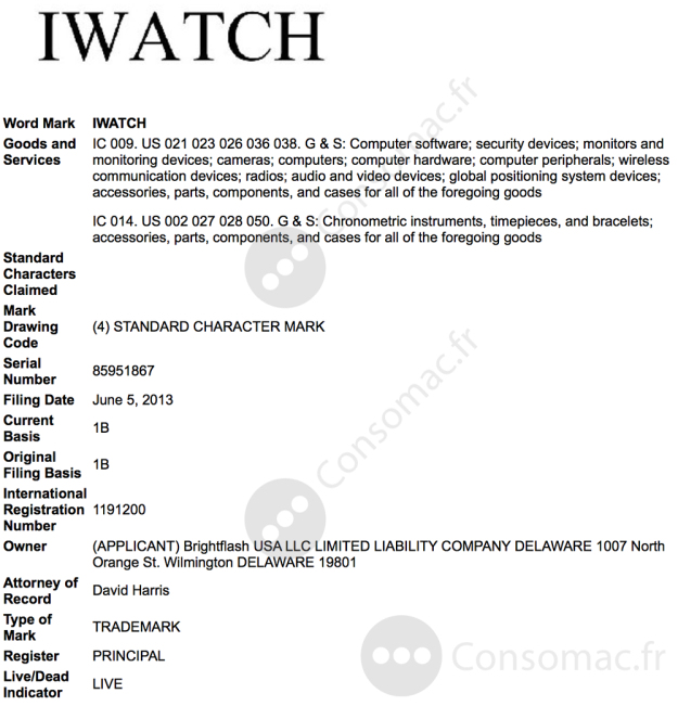 iwatch-uspto-usa-trademark-application-1