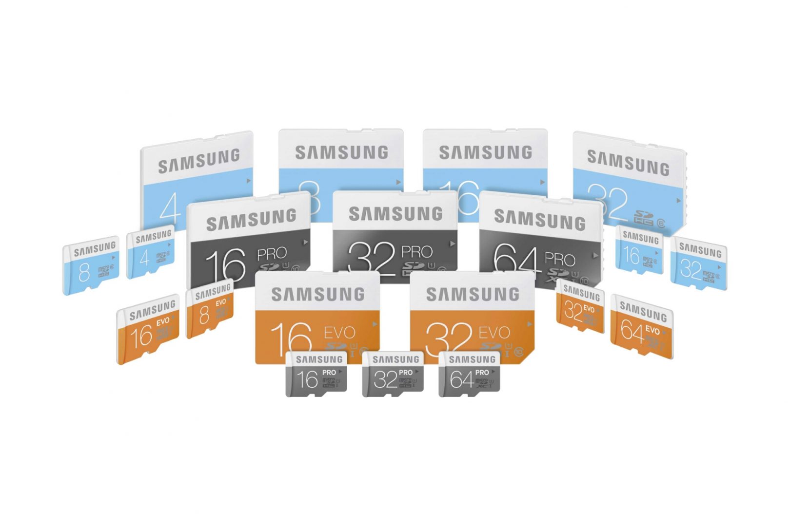 Νέα σειρά καρτών μνήμης της Samsung με ανανεωμένο design και πολλές χρωματικές επιλογές