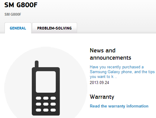 Samsung-SM-G800F-S5-Mini-support-page