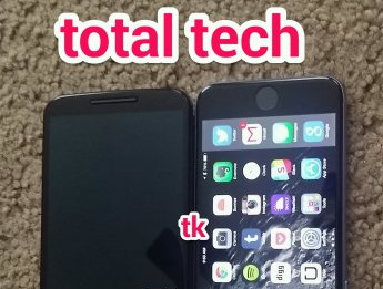 To Nexus 6 φωτογραφίζεται δίπλα στο iPhone 6 Plus