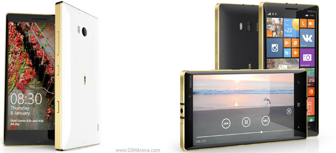 lumia 930 and lumia 830 gold
