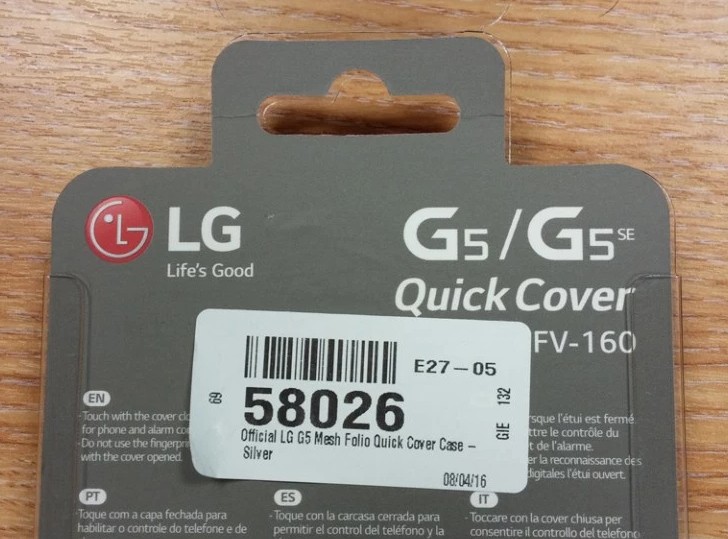 LG G5 SE Quick Cover
