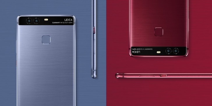 huawei-p9-red-and-blue