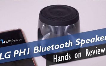 LG PH1 Hands on Review: Το Bluetooth ηχείο που δίνει χρώμα στην μουσική σου