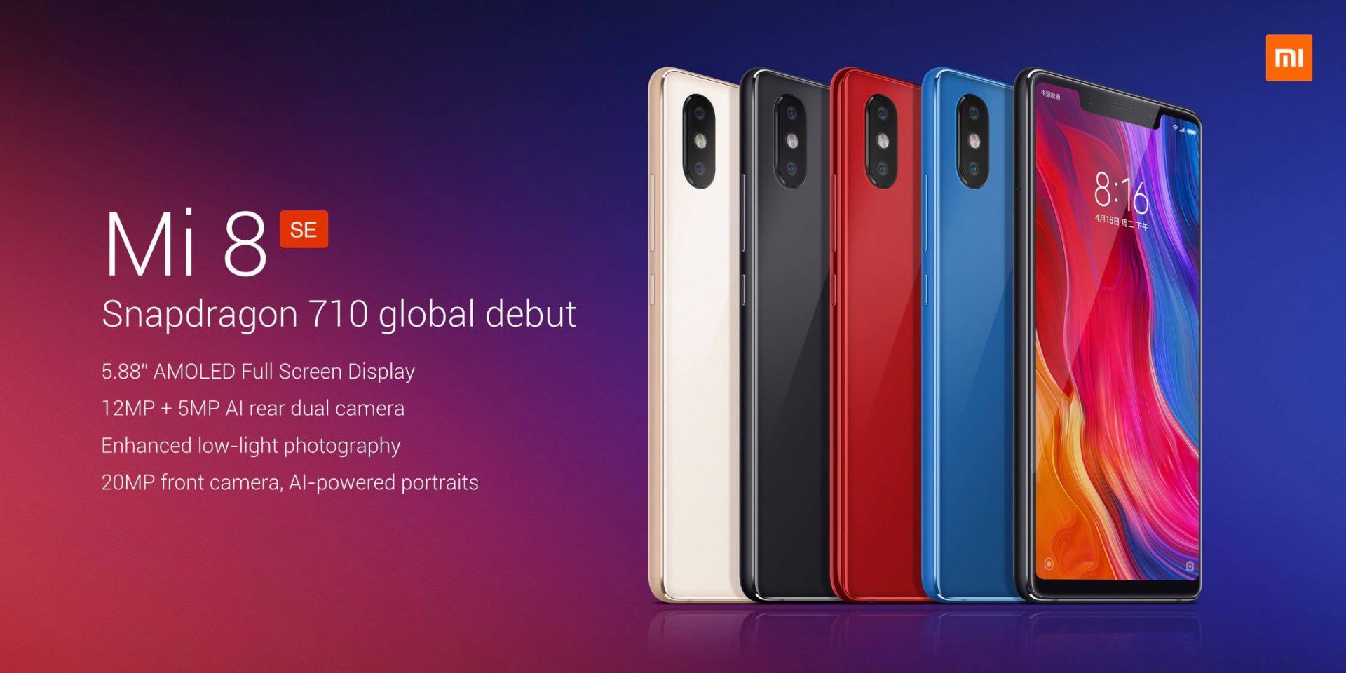 Xiaomi Mi 8 SE: Η οικονομική έκδοση του Mi 8 με το ολοκαίνουργιο Snapdragon 710