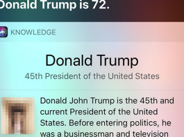 Η Siri πιστεύει ότι ο Donald Trump είναι ανδρικό μόριο