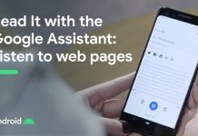 Google Assistant Read Webpages Loud
