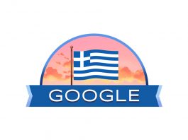 Google Doodle 25 March Greece National Day