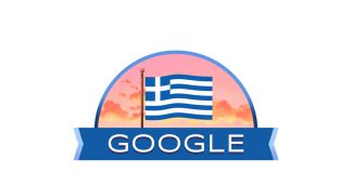 Google Doodle 25 March Greece National Day