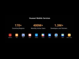 Huawei Modile Services 400 million users 1.3 million devs