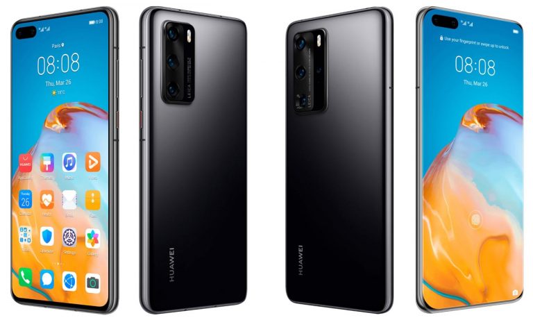 Huawei P40 and Huawei P40 Pro Press Renders