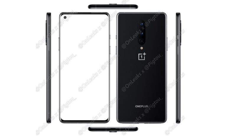 OnePlus 8 Press renders onleaks