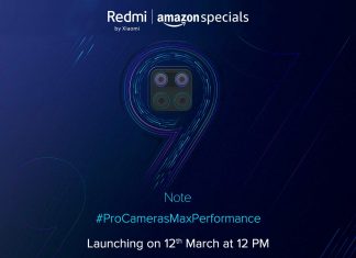 Redmi Note 9 Pro Max 12 March