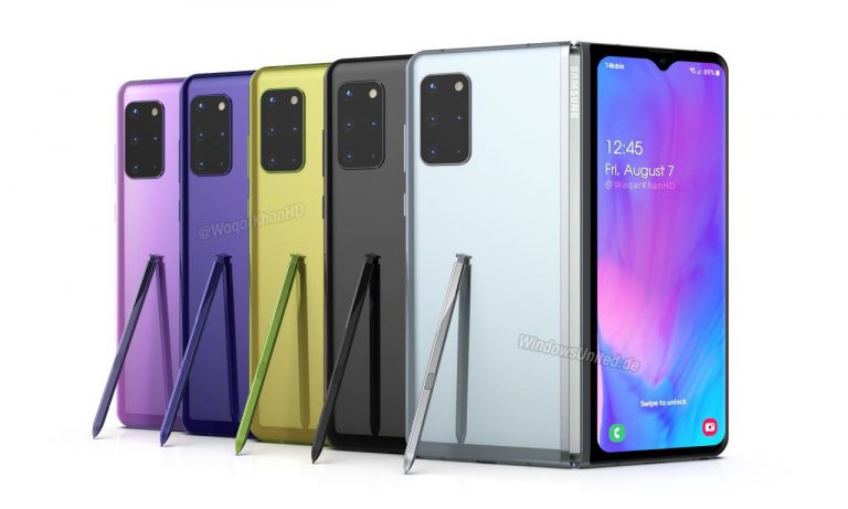 Samsung Galaxy Fold 2 Concept Renders S Pen