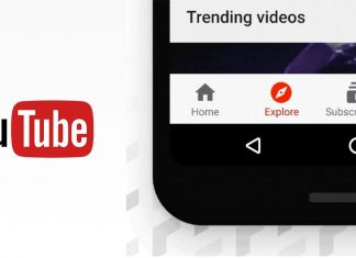 YouTube Explore Tab