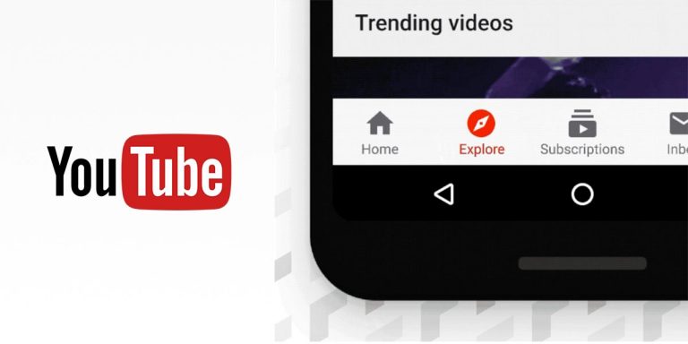 YouTube Explore Tab