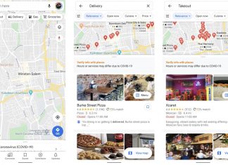 Google Maps Takeout Delivery