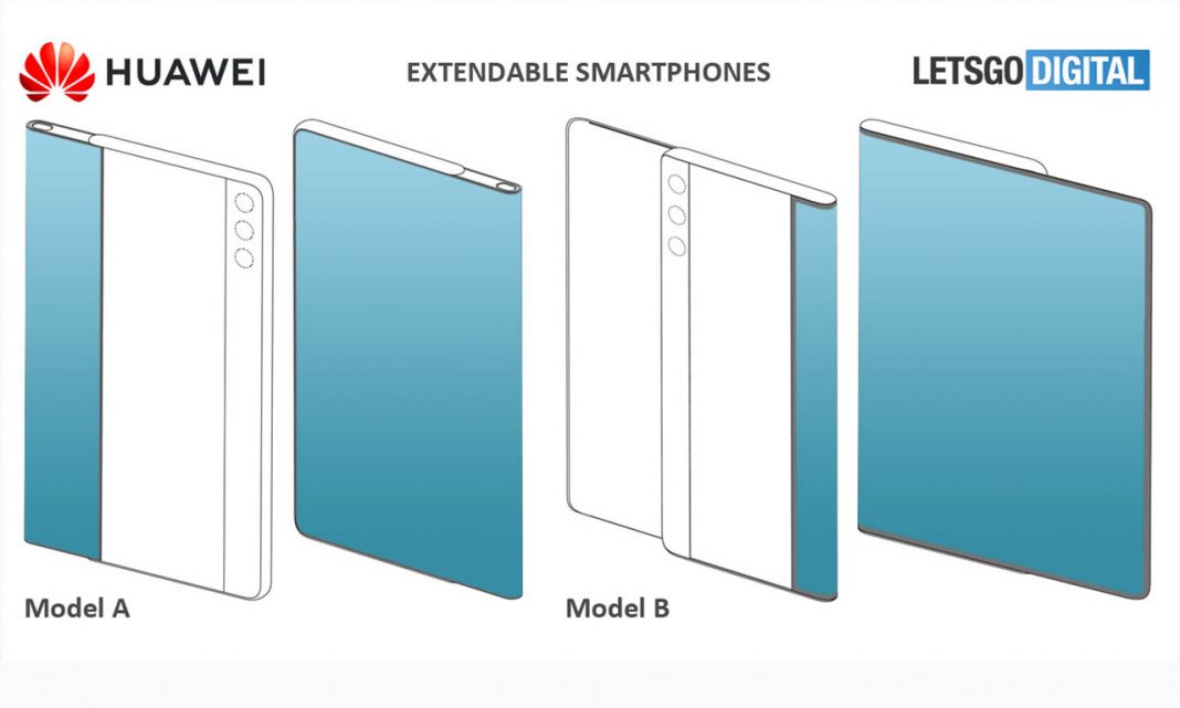 Huawei Smartphones Slideout Display