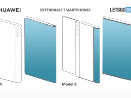 Πατέντα από τη Huawei δείχνει smartphone με sliding οθόνη Huawei Smartphones Slideout Display