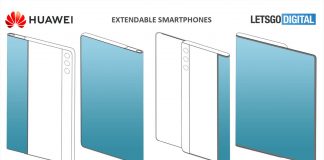 Huawei Smartphones Slideout Display