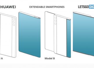 Huawei Smartphones Slideout Display