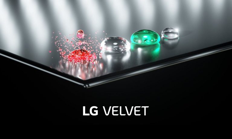 LG Velvet Date Raindrops