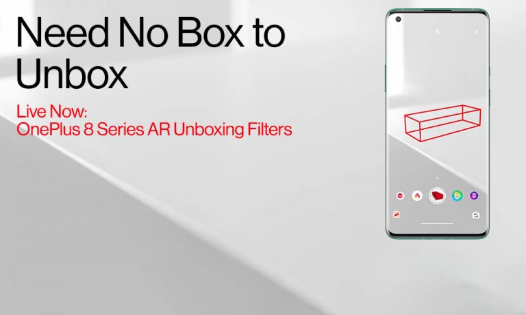 OnePlus 8 and 8 Pro Virtual AR Unboxing Instagram