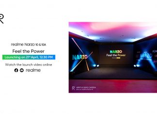 Realme Narzo 10 and 10A Live Event