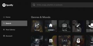Spotify new UI Android TV