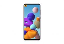 Samsung Galaxy A21s Render and Specs