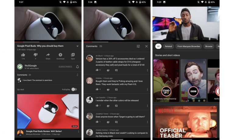 YouTube Comments Thumbs New UI