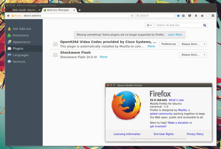 firefox flash 2020 dead