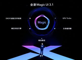 magic ui 3.1 honor smartphones