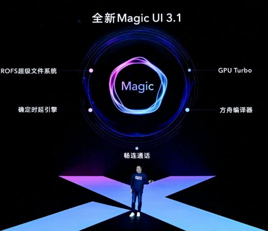 magic ui 3.1 honor smartphones
