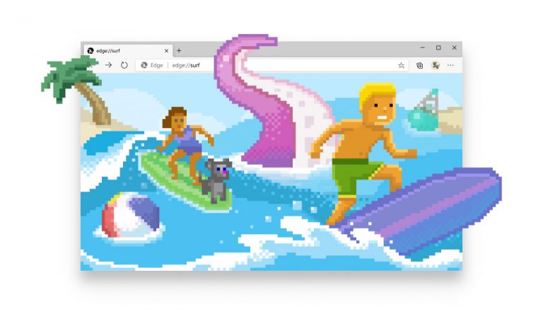 microsoft edge surf game