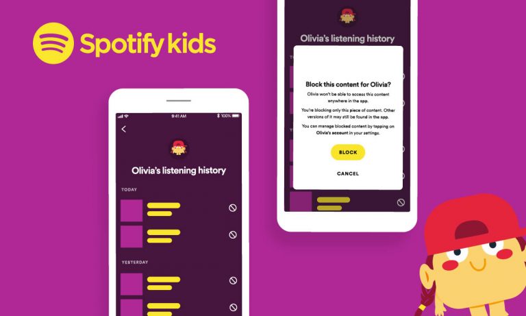 spotify kids parental controls