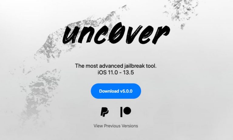 unc0ver 5 iphone ios 13.5