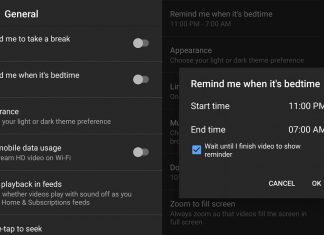 youtube bedtime reminders