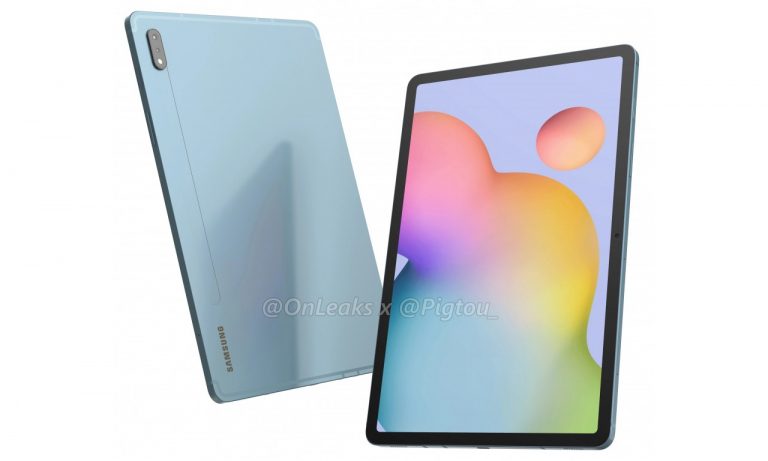 Samsung Galaxy Tab S7 cad renders