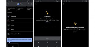 files by google safe folder