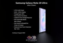 samsung galaxy note 20 ultra design specs ice