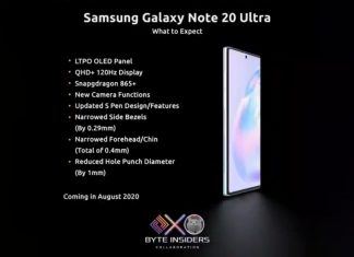 samsung galaxy note 20 ultra design specs ice