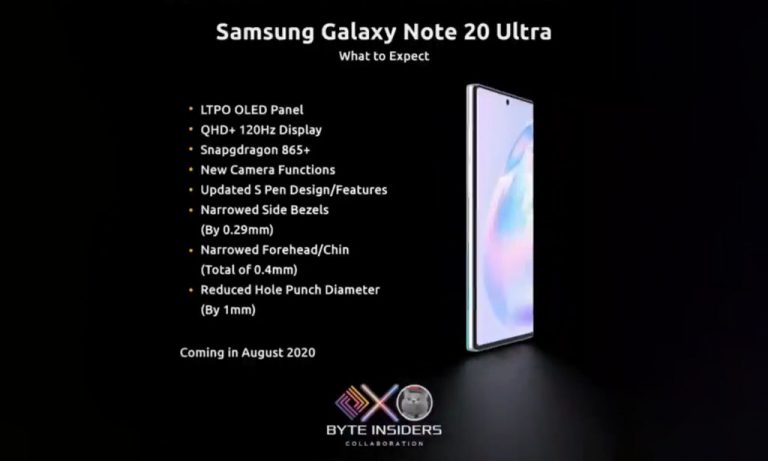 samsung galaxy note 20 ultra design specs ice