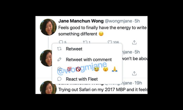 twitter facebook reactions