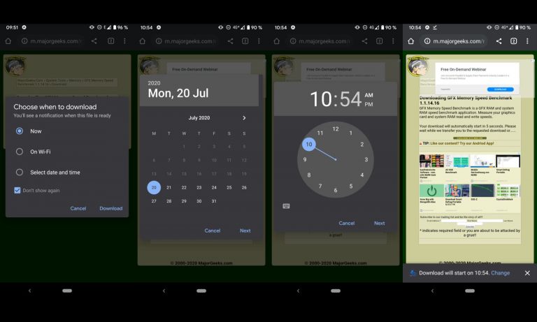 Chrome Canary android program downlowads only wifi