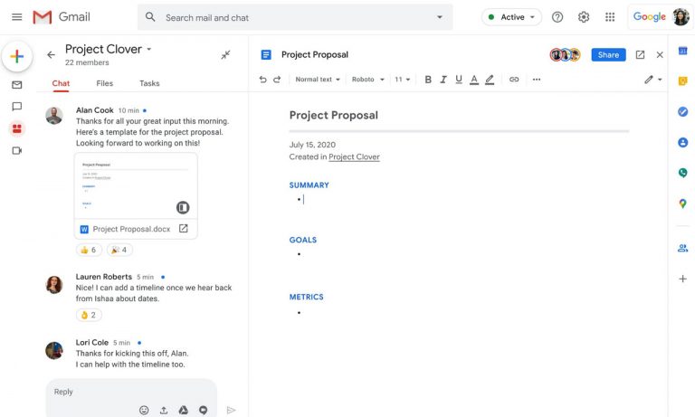 Gmail Meet Chat Rooms G Suite